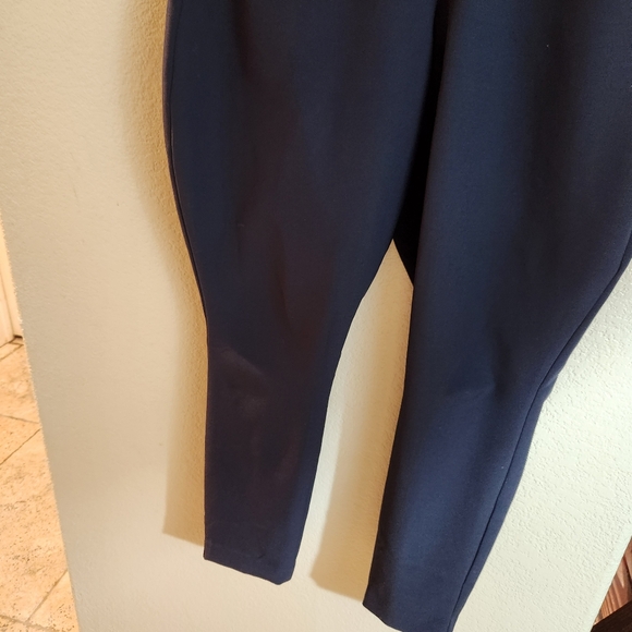 Express Blue Curvy Skinny High Rise Pants - Picture 7 of 8